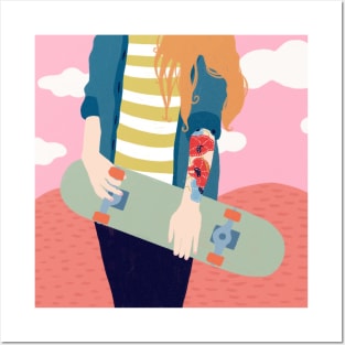 Skatergirl Posters and Art